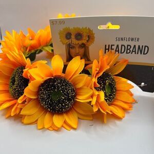 sunflower  floral headband